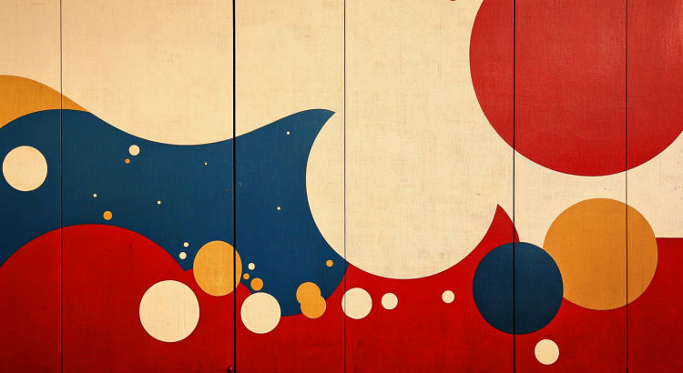 Midjourney AI illustration circles